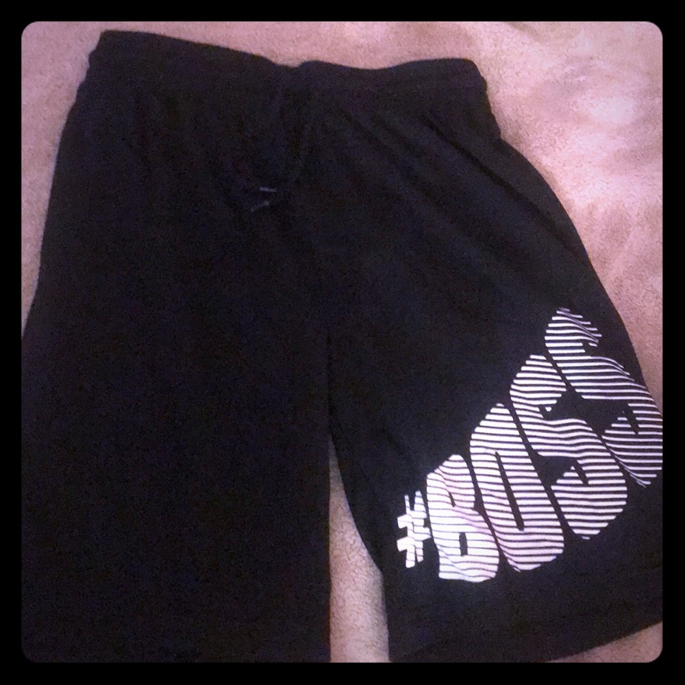 Black Shorts for boys with waist elastic